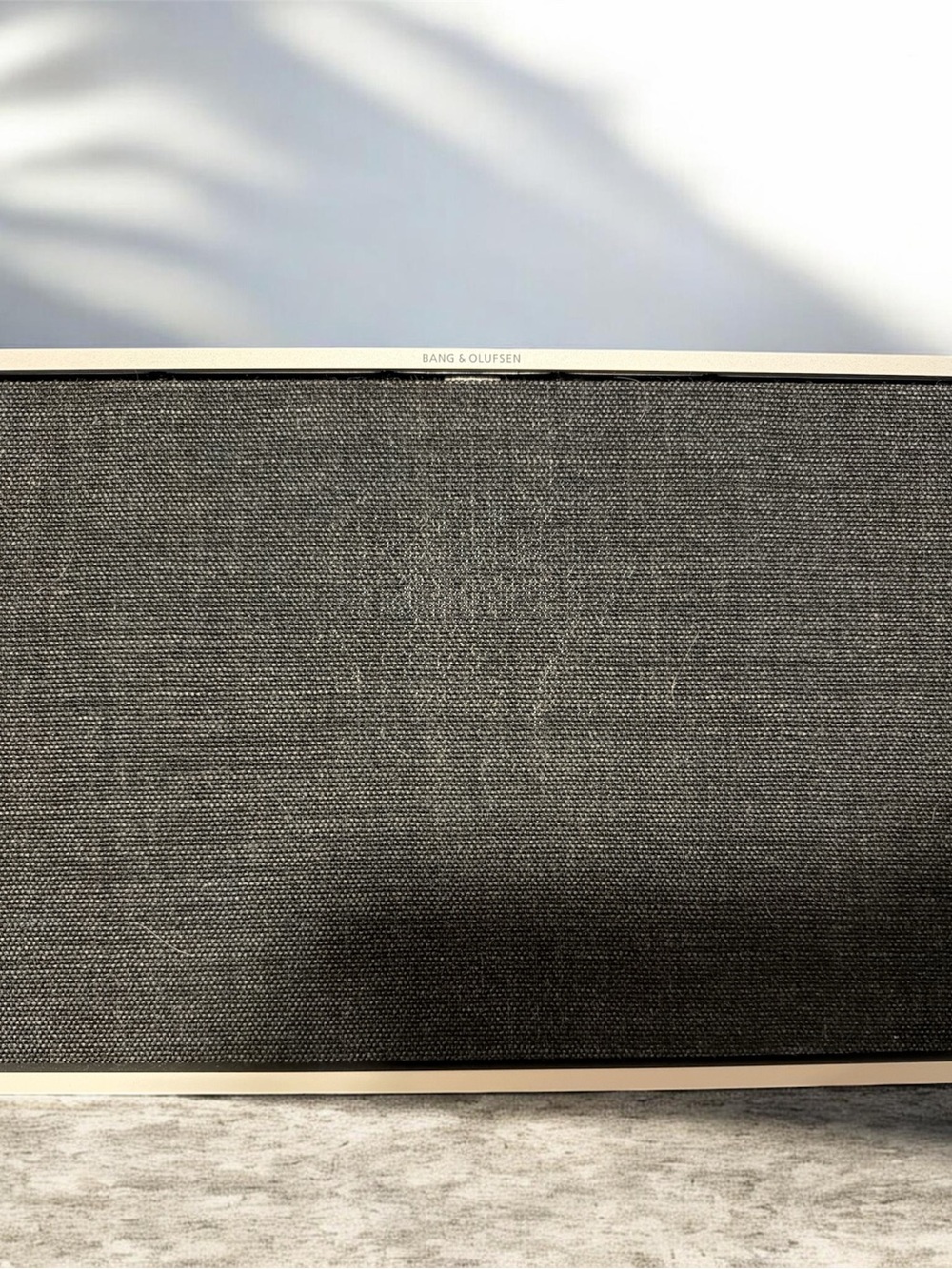 Bang & Olufsen Portable Speaker in Charcoal Gray and Silver